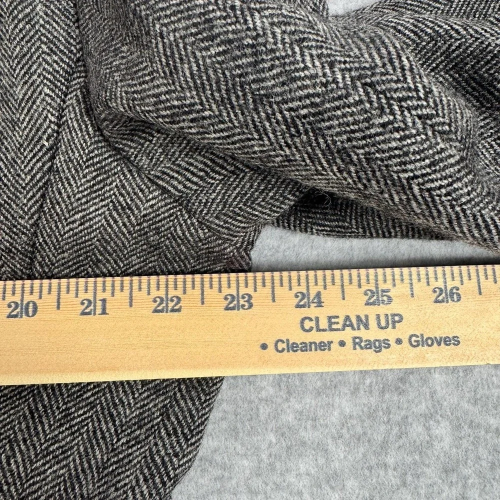 Jos‎ A Bank 1905 Blazer Mens 44 Short Gray Herringbone Wool Sport Coat Jacket